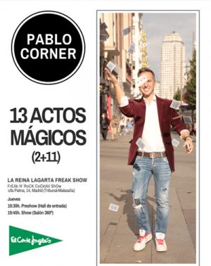 13 Actos Mágicos (2+11) en Madrid | Entradas
