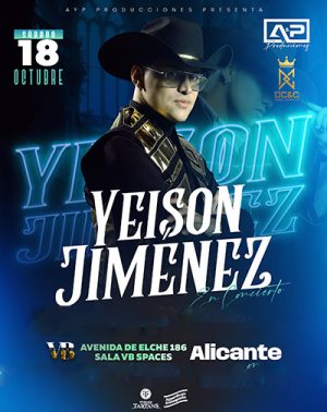 Yeison Jiménez en Alicante/Alacant | Entradas