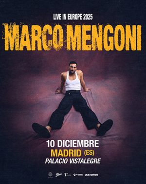 Marco Mengoni - Live in Europe 2025 VIP en Madrid | Entradas