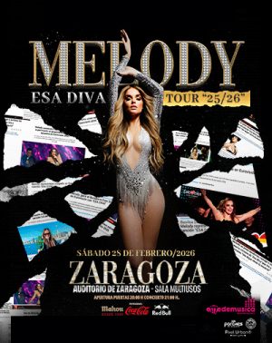 Melody en Zaragoza | Entradas