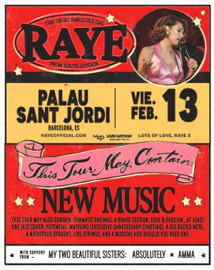 Raye - This Tour May Contain New Music en Barcelona | Entradas