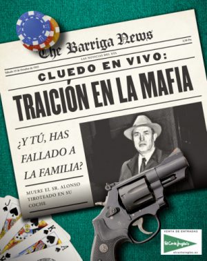 Cluedo en vivo: traición en la mafia en Madrid | Entradas
