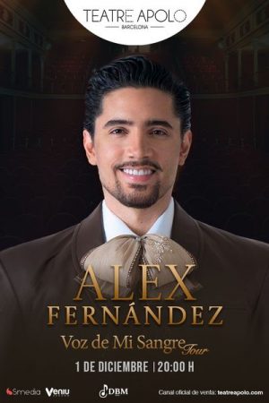 Alex Fernández - Voz de Mi Sangre Tour en Barcelona | Entradas