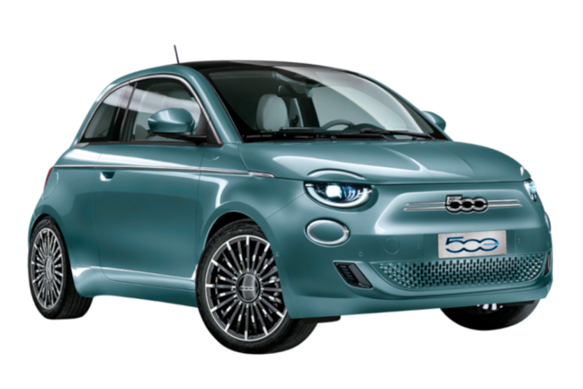 Alquilar FIAT 500.100% ELECTRIC. RANGE UP TO 180KM