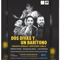 "Dos Divas y Un Barítono". Concierto Homenaje a Montserrat Caballé