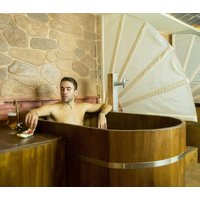 Circuito Beer Spa + Masaje Localizado 25min Sala Común (PAREJA)