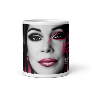 Taza Blanca Brillante Isabel Pantoja · Gira 50 Aniversario