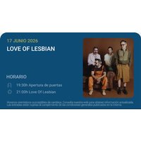 Love of Lesbian - Noches del Botánico 2026