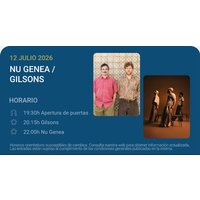 Nu Genea Live Band / Gilsons - Noches del Botánico 2026
