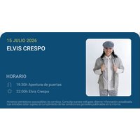 Elvis Crespo - Noches del Botánico 2026