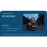Pat Metheny - Noches del Botánico 2026