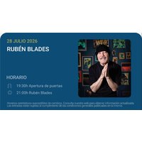 Rubén Blades con Roberto Delgado Big Band - Noches del Botánico 2026