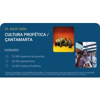 Cultura Profética / Çantamarta - Noches del Botánico 2026