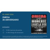 Omega 30 Aniversario - Noches del Botánico 2026